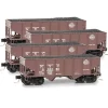 Micro-Trains 99300099 N New York Central H-5 33' RS Hopper w/Coal (Set of 4) - Your Source for Gaming Essentials*
