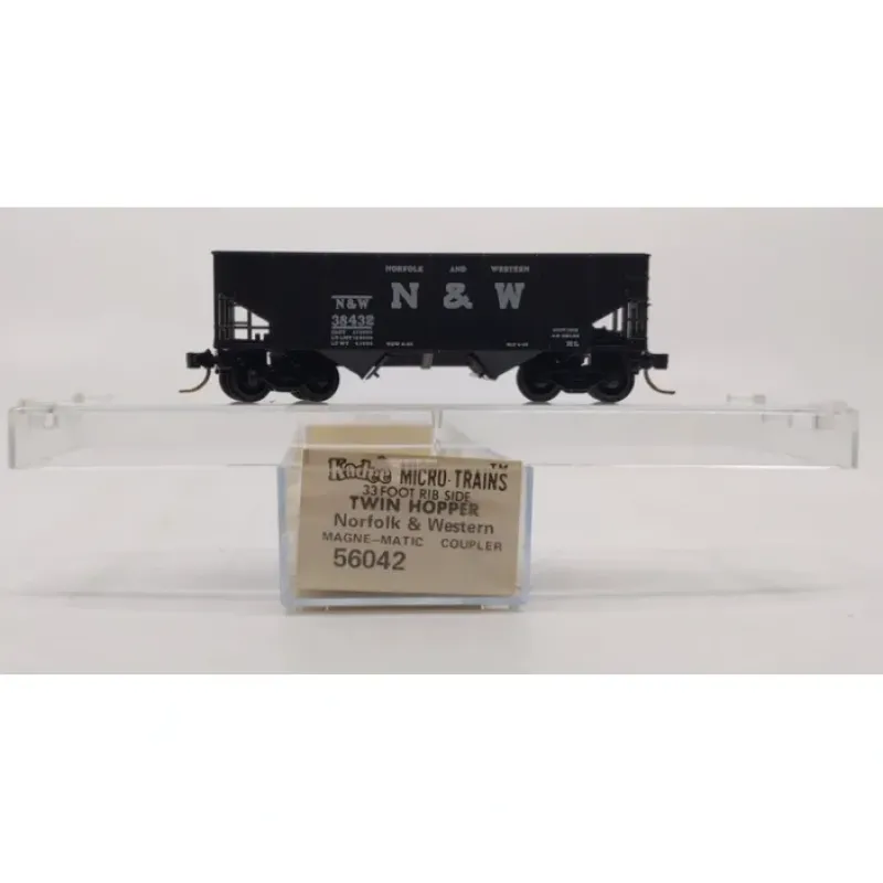 Sale Micro-Trains 05600042 N Norfolk & Western Twin Bay Rib Side Hopper #38432 NIB - Your Source for Gaming Essentials Trains