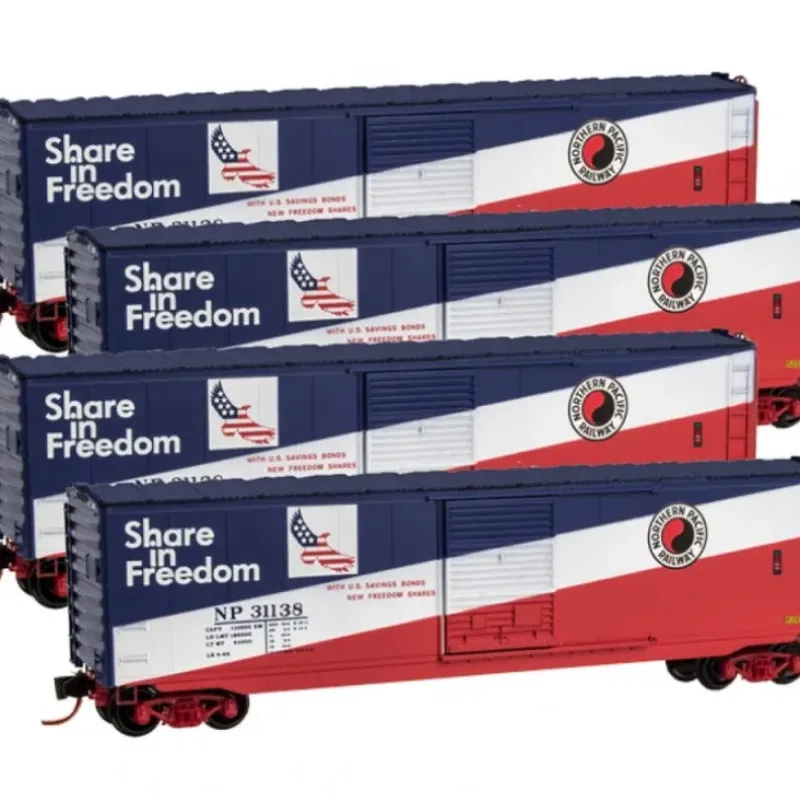 Micro-Trains 99300106 N NP 50' Standard Single Door Boxcar Runner Pack - Your Source for Gaming Essentials* Outlet