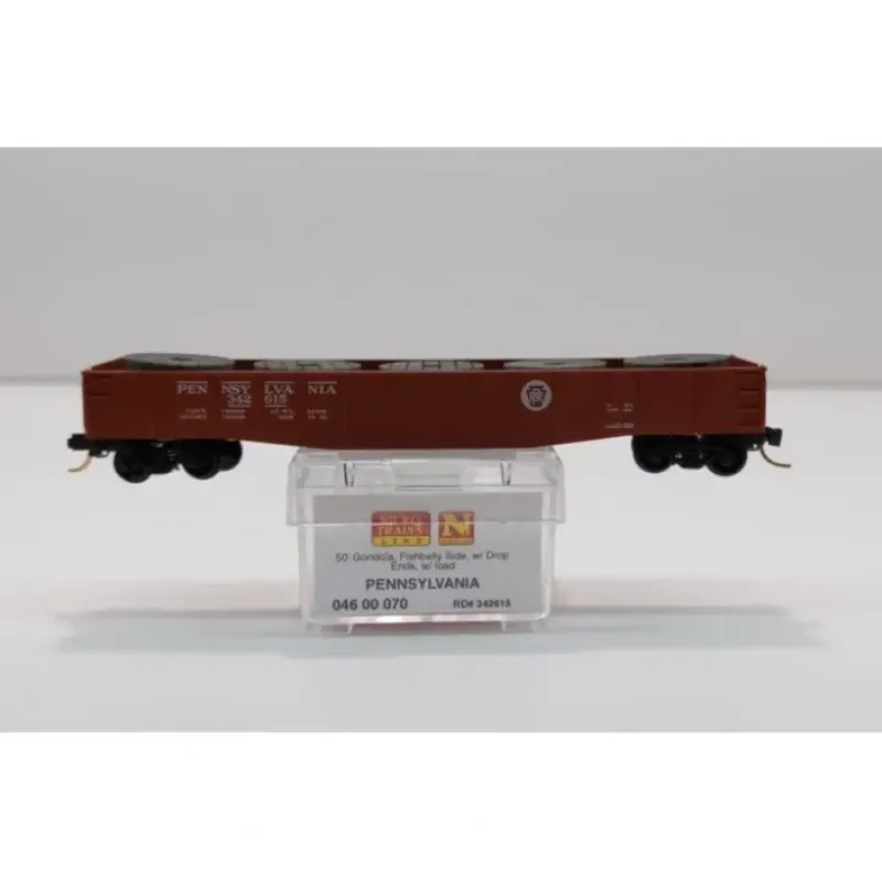 Outlet Micro-Trains 04600070 N PRR 50' Fishbelly Side Gondola w/Drop Ends #342615 - Your Source for Gaming Essentials Trains