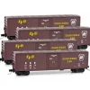 Micro-Trains 99300093 N PRR 50' Rib-Side Plug Door Boxcar Runner Pack (Set of 4) - Your Source for Gaming Essentials* Hot