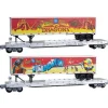 Online Micro-Trains 06400150 N RBBX 57' TOFC Intermodal Flatcar (Set of 2) - Your Source for Gaming Essentials Trains
