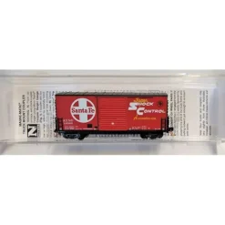 Discount Micro-Trains 10100050 N Santa Fe 40' Single Door Hi-Cube Boxcar #14066 - Your Source for Gaming Essentials Trains