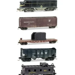 Micro-Trains 99301250 N Scale Erie Eastern Weathered Diesel Freight Train Set - Your Source for Gaming Essentials* Sale