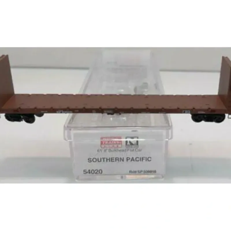 New Micro-Trains 05400020 N SP 61' Bulkhead Straight Side Flatcar #508842 LN/Box - Your Source for Gaming Essentials Trains