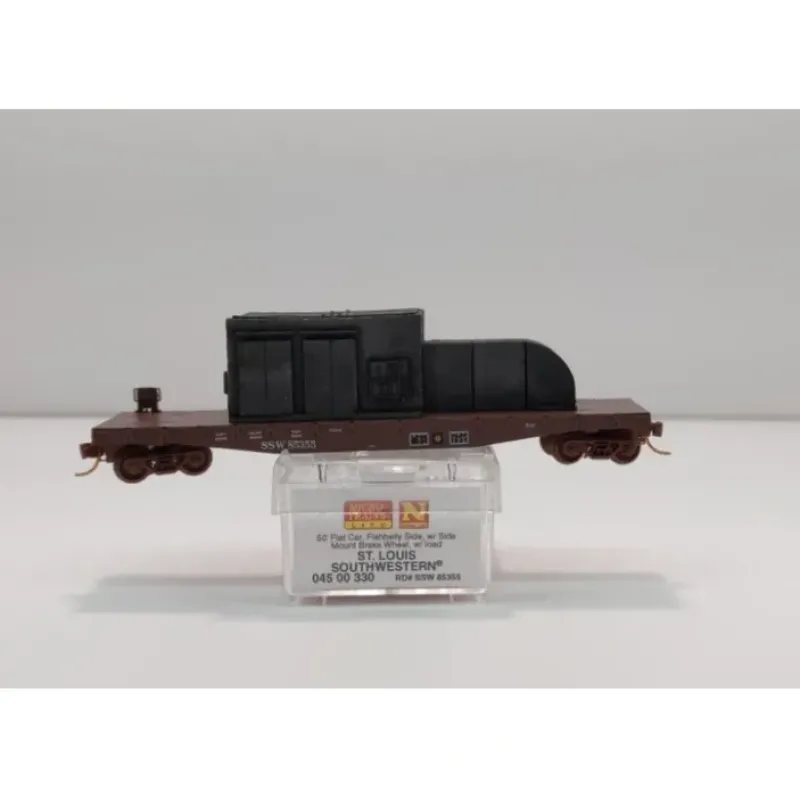 New Micro-Trains 04500330 N St. Louis Southwestern Fishbelly Side Flatcar #85355 - Your Source for Gaming Essentials Trains