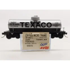 Discount Micro-Trains 06500072 N Texaco 39' Single Dome Tank Car #2493 NIB - Your Source for Gaming Essentials Trains