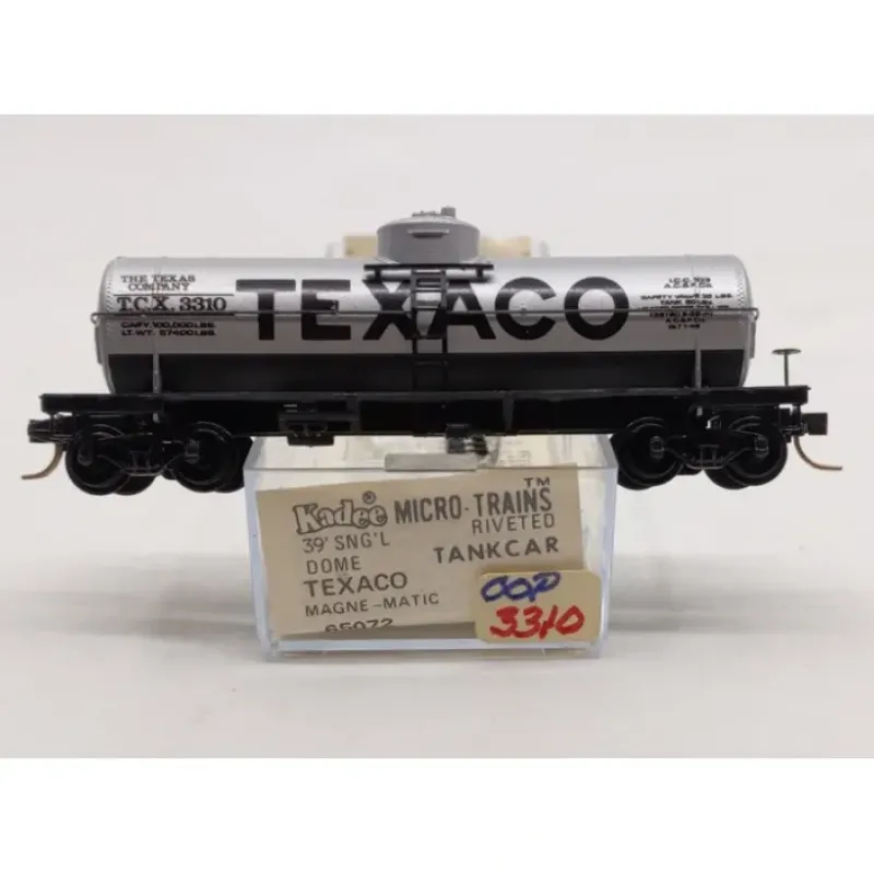Best Micro-Trains 06500072 N Texaco 39' Single Dome Tank Car #3310 NIB - Your Source for Gaming Essentials Trains