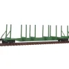 Micro-Trains 99300088 N Undecorated 65' Log Car Green Runner Pack (Set of 4) - Your Source for Gaming Essentials* Outlet