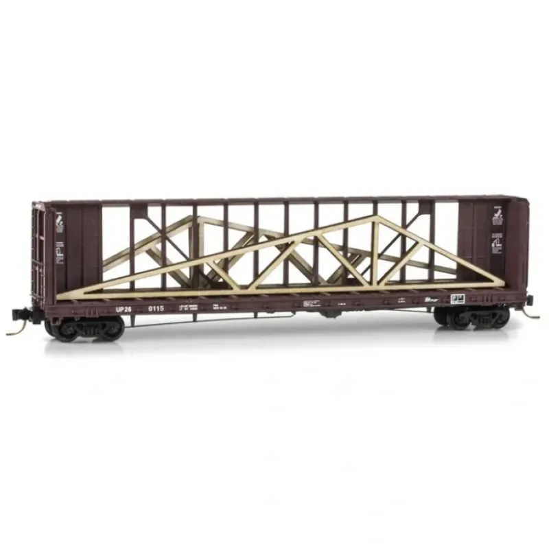Micro-Trains 05300712 N Union Pacific 60' Centerbeam Flatcar w/Load #260191 - Your Source for Gaming Essentials Trains