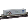 New Micro-Trains 04500506 N USAAC Buckaroo 50' Steel Flatcar w/40' Load #667442 - Your Source for Gaming Essentials Trains