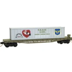 Discount Micro-Trains 04500509 N USAAC Kentucky Belle 50' Flatcar w/40' Load #667482 - Your Source for Gaming Essentials Trains