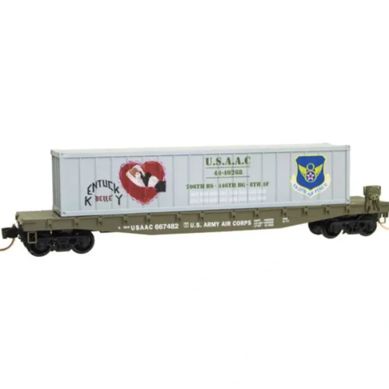 Discount Micro-Trains 04500509 N USAAC Kentucky Belle 50' Flatcar w/40' Load #667482 - Your Source for Gaming Essentials Trains