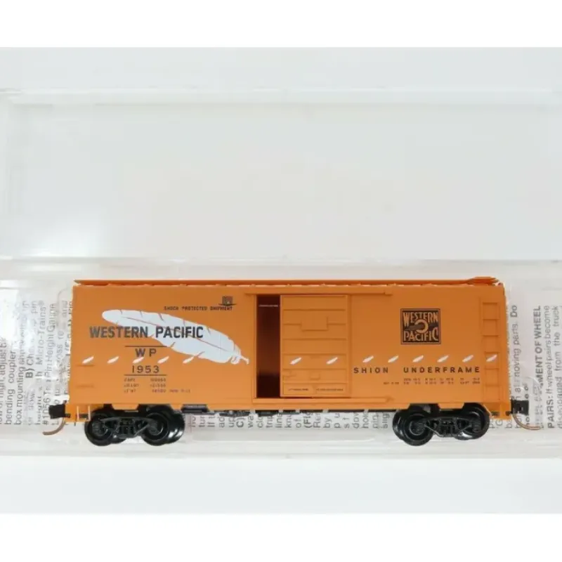 Clearance Micro-Trains 02000506 N Western Pacific 40' Standard Single Door Boxcar #1953 NIB - Your Source for Gaming Essentials Trains