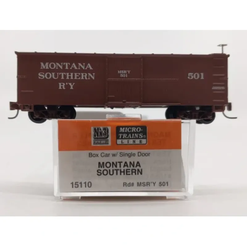 Online Micro-Trains 01500110 Nn3 Scale Montana Southern Single Door Boxcar #501 NIB - Your Source for Gaming Essentials Trains