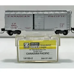 Micro-Trains 14150-2 Z Canadian Pacific 40' Standard Single Door Boxcar #4901 NIB - Your Source for Gaming Essentials Trains