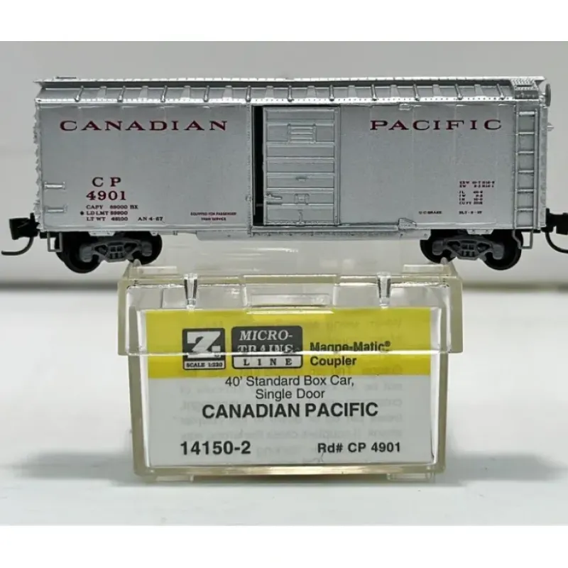 Micro-Trains 14150-2 Z Canadian Pacific 40' Standard Single Door Boxcar #4901 NIB - Your Source for Gaming Essentials Trains