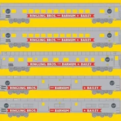 Micro-Trains 99401100 Z Ringling Bros Smooth-Side Passenger RTR (Set of 5) - Your Source for Gaming Essentials* Clearance