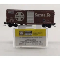 New Micro-Trains 14147-2 Z Scale ATSF 40' Standard Boxcar #22640 NIB - Your Source for Gaming Essentials Trains
