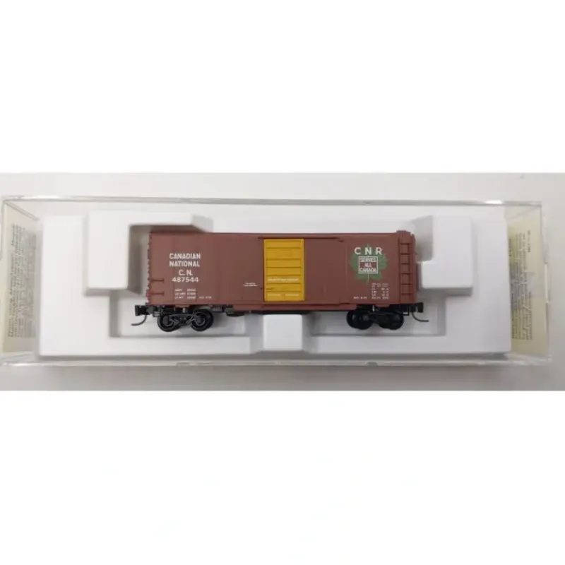 New Micro-Trains 14119-2 Z Scale Canadian National 40' Standard Boxcar #487544 NIB - Your Source for Gaming Essentials Trains