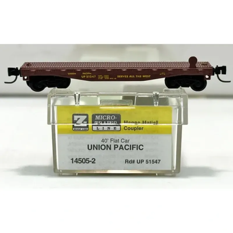 Micro-Trains 14505-2 Z Union Pacific 40' Flatcar #51547 NIB - Your Source for Gaming Essentials Trains