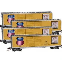 Micro-Trains 99400080 Z Union Pacific 50' Double-Door Boxcar RTR (Pack of 4) - Your Source for Gaming Essentials* New