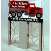 Miller Engineering 1281 HO I.F. Art & Sons Roadside Billboard - Your Source for Gaming Essentials*