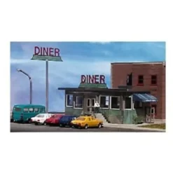Miller Engineering 80100 HO Parkway Diner Brass Building Kit - Your Source for Gaming Essentials* Sale