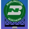 Miller Engineering 440702 HO Small Burlington Northern Animated Billboard - Your Source for Gaming Essentials*