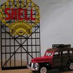 Miller Engineering 7782 HO/N Shell Animated Neon Billboard - Your Source for Gaming Essentials* Best