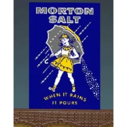Miller Engineering 6061 HO/O Animated Billboard with Support Kit Morton Salt - Your Source for Gaming Essentials*