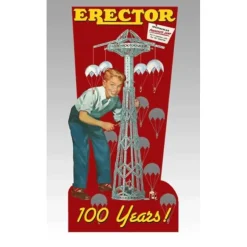 Miller Engineering 881201 HO/O AC Gilbert Erector 100 Year Anniversary Billboard - Your Source for Gaming Essentials* Online