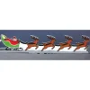Miller Engineering 2011 HO/O Animated Neon Billboard Santa, Sleigh & Reindeer - Your Source for Gaming Essentials* Discount