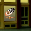 Miller Engineering 6666 HO/O Animated Neon Window Sign A&W Root Beer - Your Source for Gaming Essentials* New