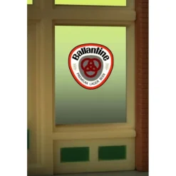Miller Engineering 8865 HO/O Ballantine Beer Flashing Neon Window Sign - Your Source for Gaming Essentials* New