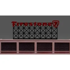 Miller Engineering 5381 HO/O Firestone Animated Billboard - Your Source for Gaming Essentials* Best