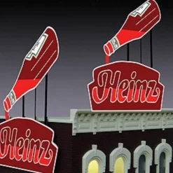 Miller Engineering 1081 HO/O Heinz Ketchup Super Animated Neon Sign - Your Source for Gaming Essentials*