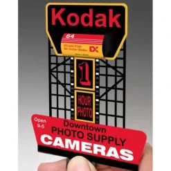 Miller Engineering 880901 HO/O Kodak Animated Neon Rooftop Billboard - Your Source for Gaming Essentials* Clearance