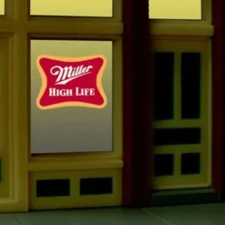 Miller Engineering 7777 HO/O Miller Beer Flashing Neon Window Sign - Your Source for Gaming Essentials* Discount