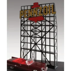 Miller Engineering 9061 HO/O Pennzoil Animated Neon Billboard - Your Source for Gaming Essentials* Best