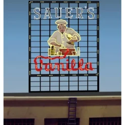 Miller Engineering 4881 HO/O Sauer's Spice Vanilla Sign - Your Source for Gaming Essentials*