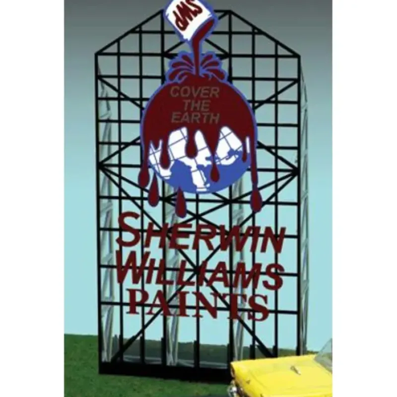 Discount Miller Engineering 2061 HO/O Sherwin Williams Animated Billboard - Your Source for Gaming Essentials Trains