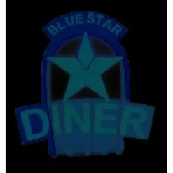 Miller Engineering 5582 HO/O/N Horizontal Sign Lighting Blue-Star Diner Medium - Your Source for Gaming Essentials* Clearance
