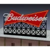 Miller Engineering 4982 N Budweiser Beer Animated Neon Billboard - Your Source for Gaming Essentials* New