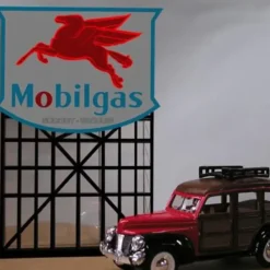 Online Miller Engineering 4682 N Mobilgas Gas Station Animated Neon Signs Billboard Kit - Your Source for Gaming Essentials Trains