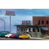 Miller Engineering 160100 N Parkway Diner Brass Building Kit - Your Source for Gaming Essentials*