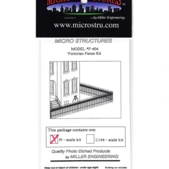 Miller Engineering 604042 N Photo-Etched Victorian Style Fence Kit Style #2 - Your Source for Gaming Essentials* Discount