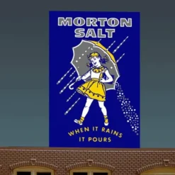 Miller Engineering 6062 N/HO Animated Neon Billboard Morton Salt Small - Your Source for Gaming Essentials* Hot