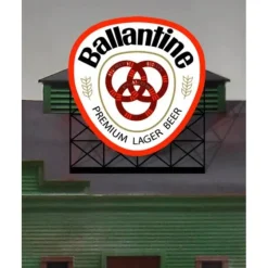 Miller Engineering 440502 N/HO Ballantine Beer Animated Neon Billboard Medium - Your Source for Gaming Essentials* Sale