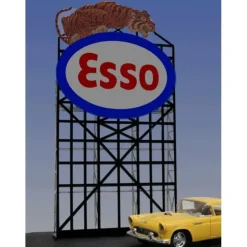 Miller Engineering 6072 N/HO Esso Animated Neon Billboard Small - Your Source for Gaming Essentials* Outlet